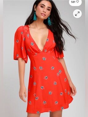 FREE PEOPLE MOCKINGBIRD MINI DRESS SIZE 4 BNWT